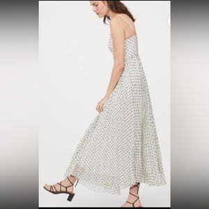 Pleated wrap around maxi dress by H&M 2019 collection by blogger
